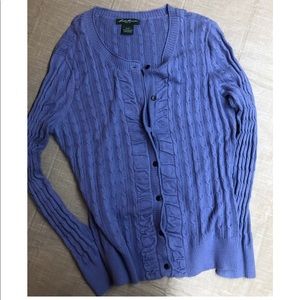 Purple Women’s XL Eddie Bauer Sweater